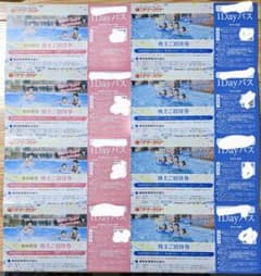 サマーランド 1DAYパス、大井競馬場 株主優待券のサムネイル