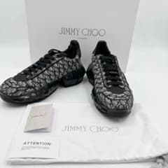 未使用級　JIMMY CHOO ジミーチュウDIAMOND モノグラム 箱付厚底 未使用級 JIMMY CHOO ジミーチュウDIAMOND モノグラム 箱付厚底 - メルカリ