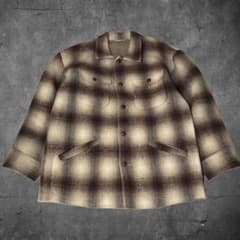 90s オンブレチェック ウールジャケット - メルカリ