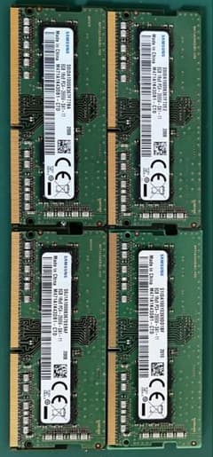 あ*ん様 SAMSUNG 8GB×4枚セット（計32GB） ノートPC用DDR4 - メルカリ