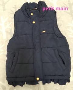 Thumbnail of petit main ネイビー 中綿ベスト M