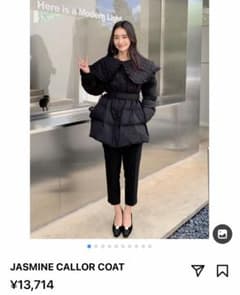 BIRTHDAY BASH  JASMINE CALLOR COATのサムネイル