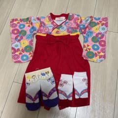 袴ロンパース 女の子　70センチのサムネイル