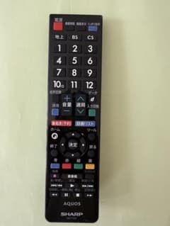SHARP GB177SA リモコン 電池フタなし 中古のサムネイル