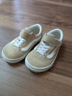 VANS ベージュ スニーカー キッズ 17cmのサムネイル