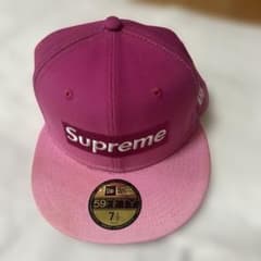 Supreme 59FIFTY ピンクキャップ 7 1/2のサムネイル