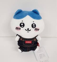 ちいかわ　ハチワレ　EDWIN セブンネット限定　ぬいぐるみ ちいかわ ハチワレ×EDWIN コラボぬいぐるみ - メルカリ