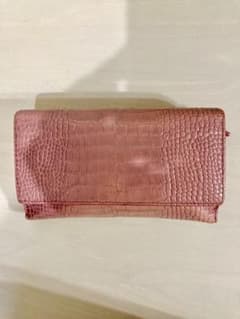 SMYTHSON 長財布 クロコ型押し ピンク - メルカリ