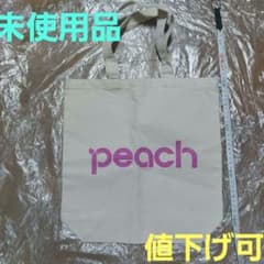 peach トートバッグ　ピーチ・アビエーション　【値下げ依頼OKです】のサムネイル