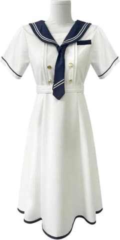 セーラー服 半袖ワンピース JKコスプレ 制服 可愛い 学園風 ロリータ