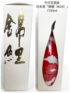 未開栓 今代司酒造 錦鯉 koi 日本酒 新潟地酒 720ml 化粧箱 紙袋付