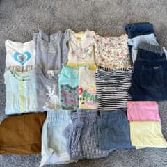 【値下げ】女の子半袖Tシャツ＆パンツ⭐︎まとめ売り　120〜130のサムネイル