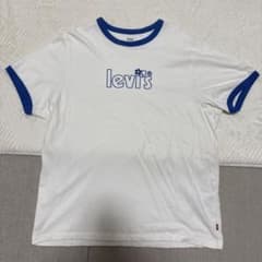 Levi's リンガーTシャツ ホワイト ブルーのサムネイル
