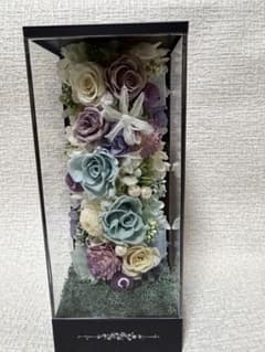 【外箱無し】プリザーブドフラワー アレンジメント ボックス入り（追悼花）のサムネイル