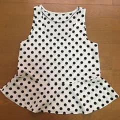 タンクトップ ノースリーブ ドットのサムネイル
