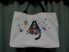 クレバンキャット　猫　トートバック　未使用品のサムネイル