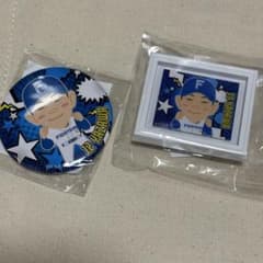 北海道日本ハムファイターズ 矢澤宏太 缶バッジ ミニフレーム 2点セットのサムネイル