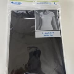 AIRism シームレスインナー ブラック Lサイズのサムネイル