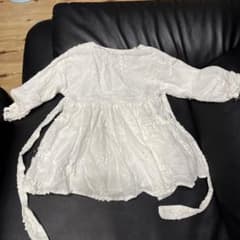 【美品】韓国子供服　ブラウス　白　90のサムネイル