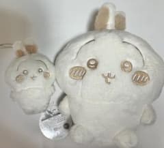 토끼 박제와 우유 이로 봉제인형 마스코트 세트 치이카와