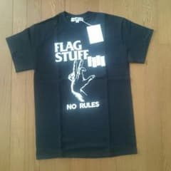 FLAGSTUFF 黒 M NO RULES Tシャツ 15SSのサムネイル