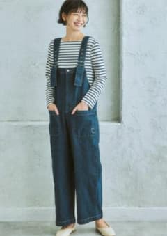 moz  モズ デニムサロペットのサムネイル
