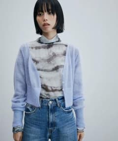 モヘヤショートカーディガンのサムネイル