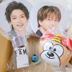 timelesz FAM ペンライト2本&うちわセット timelesz FAM ペンライト うちわ