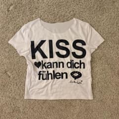 KISS ❤︎kann dich fuhlen Tシャツ ホワイト リメイクのサムネイル