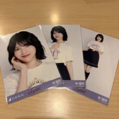乃木坂46 生写真 14thBD ライブTシャツ 3種コンプ 林瑠奈 - メルカリ