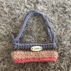ハンドメイド カップホルダー 手編みのサムネイル
