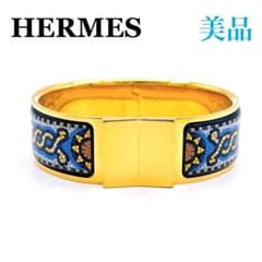 エルメス HERMES GP ロケエマイユ GM 七宝焼 バングル ブレスレット