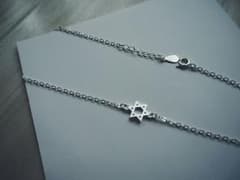 silver925✡アンクレット✡六芒星✡シンプルのサムネイル