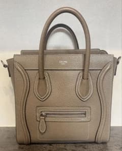 【美品】CELINE セリーヌ ラゲージ ナノ グレージュのサムネイル