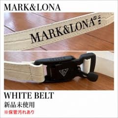 500円スタート未使用】マークアンドロナ CODEライン ホワイトベルト