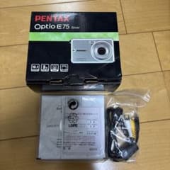 PENTAX Optio E75 シルバー 箱 付属品のみ 本体無し - メルカリ