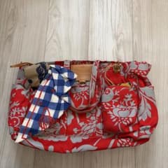 Vivienne Westwood トートバッグ レッド 花柄のサムネイル