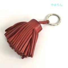 HERMES エルメス カルメン アニョーミロ チャーム キーホルダー レッド