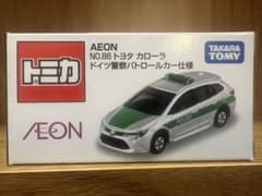 特注トミカ AEON No.86 トヨタ カローラドイツ警察 パトロールカー仕様