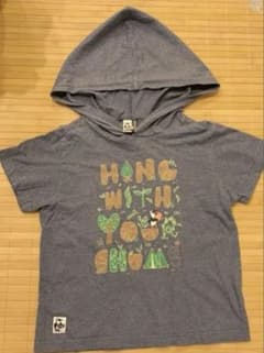 CHUMSフード付きグレーTシャツのサムネイル