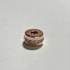 Sparkling Row Spacer Charm( pink gold )のサムネイル