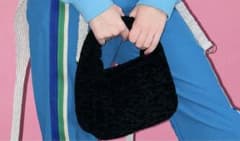 ボア　ファー　ミニトートのサムネイル