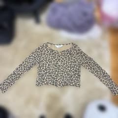 H&M ヒョウ柄 長袖カーディガンのサムネイル