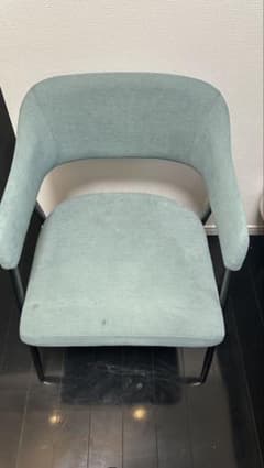 ニトリ アームチェア ファブリック グリーン系 - メルカリ
