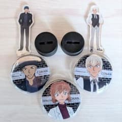 名探偵コナン コナンカフェ 缶バッジ 2016 宮野志保 バーボン 赤井秀一
