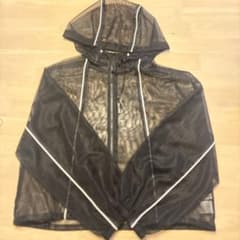 配色パイピングメッシュブルゾン ブラック - メルカリ