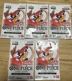 ワンピースカード ROUND1 未開封パック5パック - メルカリ