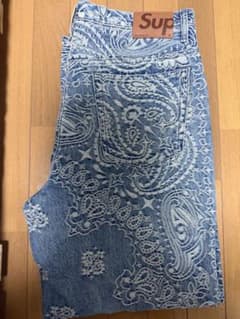 最終値下げSupreme 25ss bandana buggy jeans 32 最終値下げSupreme 25ss bandana buggy jeans 32 - メルカリ