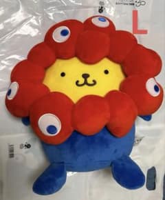 サンリオポムポムプリン ミャクミャクぬいぐるみL ミャクミャク サンリオ ぬいぐるみ Lサイズ ポムポムプリン EXPO2025