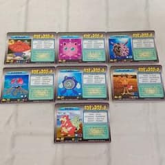 d*7様 ☆Y34 ポケモンカード スクラッチ プリン/ヤドラン他 7枚まとめ